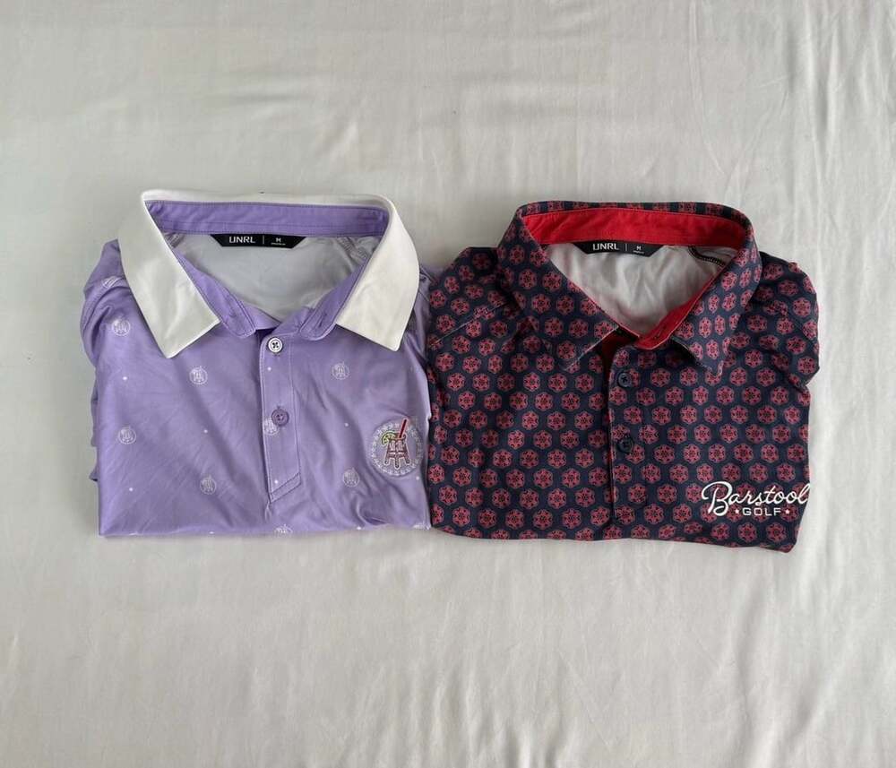 UNRL Barstool Golf Printed Polo Shirt Size M BUNDLE